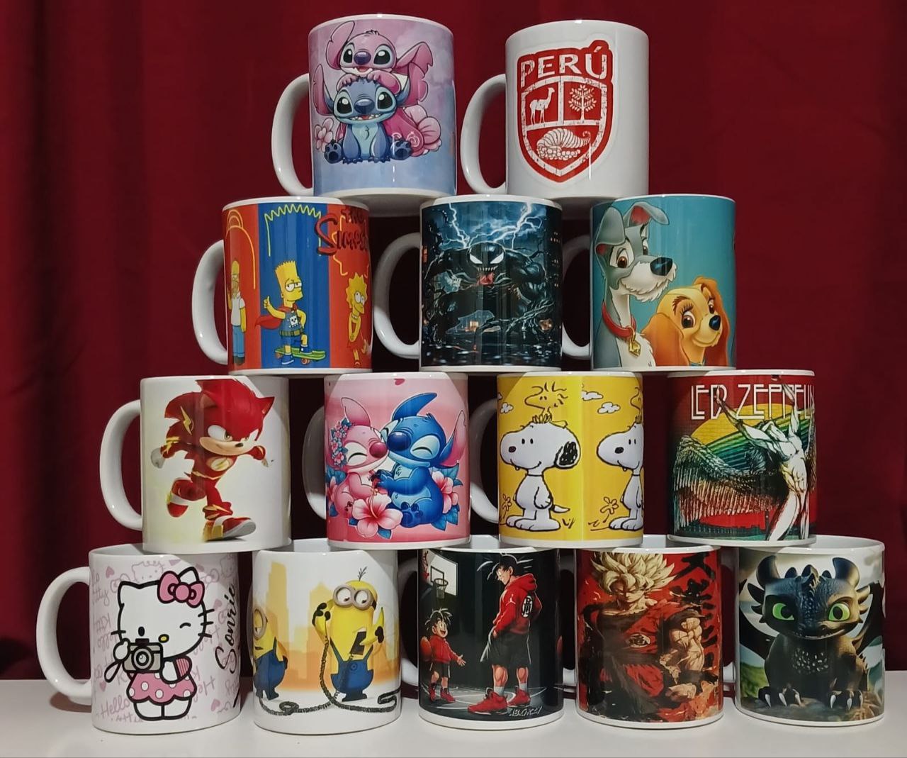 Tazas sublimadas personalizadas ElyVentas modelo 08